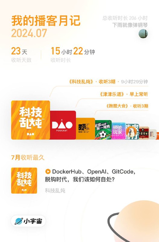 不知不觉，听播客成为了一种习惯